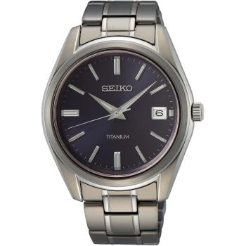 SEIKO 精工 CS系列經典款鈦金屬時尚腕錶/40mm(6N52-00B0V/SUR373P1)SK003
