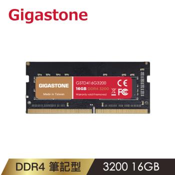 Gigastone DDR4 3200MHz 16GB 筆記型記憶體 單入(NB專用)