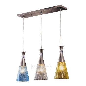 【Honey Comb】鄉村風彩繪玻璃餐廳吊燈(BL51324)