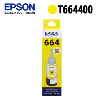 EPSON T664系列 C13T664400 原廠黃色盒裝墨水