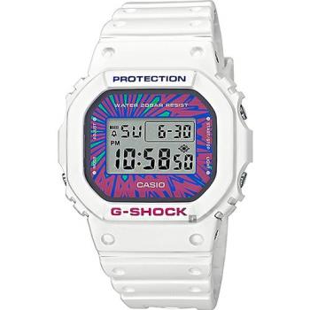 CASIO 卡西歐 G-SHOCK 繽紛撞色計時手錶 (DW-5600DN-7)