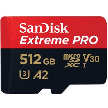 SanDisk 512GB 記憶卡ExtremePRO microSDXC UHS-I V30 A2  公司貨