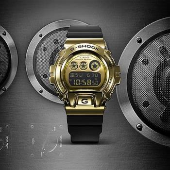 CASIO 卡西歐 G-SHOCK DW-6900 25周年金屬手錶 (GM-6900G-9)