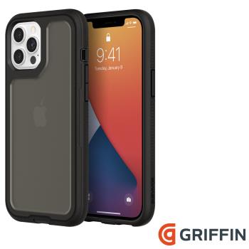Griffin iPhone 12 Pro Max (6.7吋) Survivor Extreme 軍規抗菌4重防護防摔殼-黑色/霧透黑背蓋