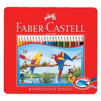 德國 Faber-Castell美術生指定用品 24色 水性彩色鉛筆組-115925