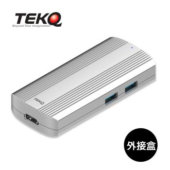 【TEKQ】583 URUS USB-C 5 合 1 SSD外接盒 M.2 固態硬碟台灣製造- (HDMI 4K 30HZ高畫質傳輸)