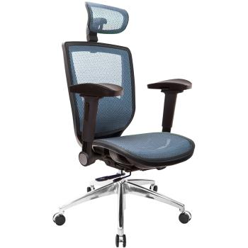 GXG 高背全網 電腦椅 鋁腳 4D弧面摺疊扶手 TW-81Z6 LUA1D