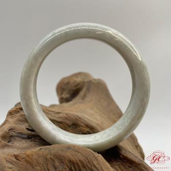 【肌容雪】天然緬甸A貨春彩翡翠特色手鐲 編號129(鐲寬57.7mm#18.5號)