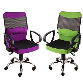 【DFhouse】阿露帕卡造型護腰電腦椅-◆加厚泡棉◆(2色)