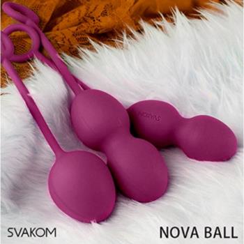 美國SVAKOM NOVA 諾娃 凱格爾運動三部曲 頂級訓練聰明球-羅蘭紫