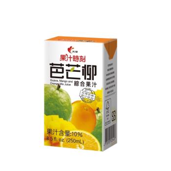 【光泉】果汁時刻-芭芒柳綜合果汁250ml(24入/箱)