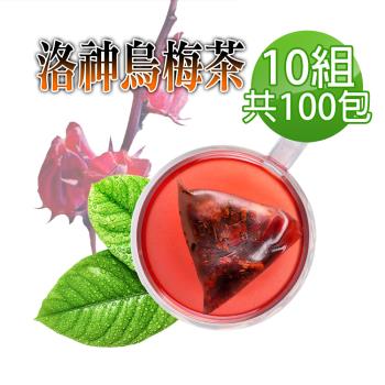 【蔘大王】洛神烏梅茶包X10組（6gX10入/組）促進新陳代謝 天然快樂人身