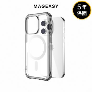 MAGEASY iPhone 14 Pro Max 6.7吋 Alos M 磁吸超軍規防摔透明手機殼