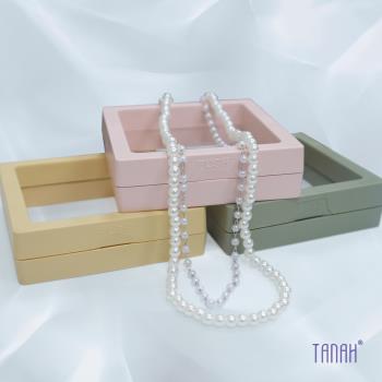 【TANAH】復古時尚 雙層珍珠項鍊(B008)
