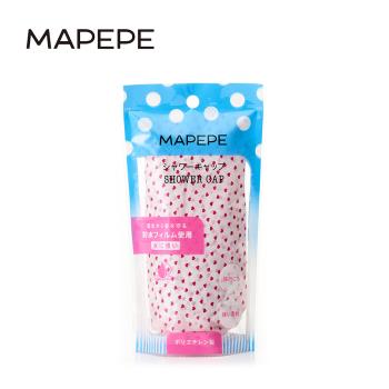 【Mapepe】舒適輕薄浴帽-粉心1入                  