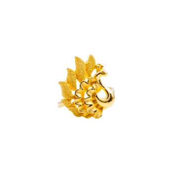 JoveGold漾金飾 鳳凰來儀黃金戒指