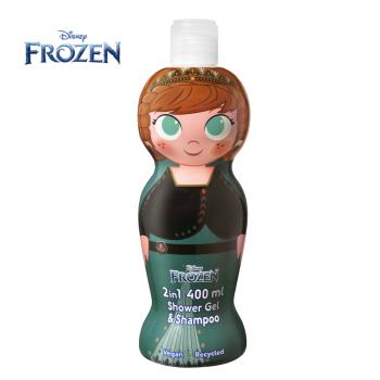 Disney Frozen Anna 安娜2合1沐浴洗髮精 400ml (萌Q收藏版)