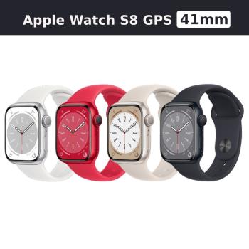 Apple Watch S8 GPS 41mm 鋁金屬錶殼+運動錶帶