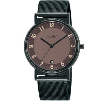 ALBA 雅柏 Fashion系列 復古簡約米蘭帶腕錶-VJ32-X328SD(AG8M49X1)