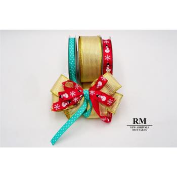特惠套組 可愛雪人-熱情款套組 緞帶套組 禮盒包裝 蝴蝶結 手工材料