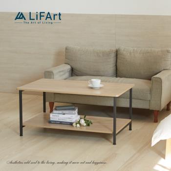 【LiFArt】工業風雙層茶几桌