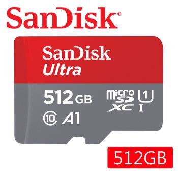 SanDisk 512GB 150MB/s Ultra microSDXC U1 A1 記憶卡