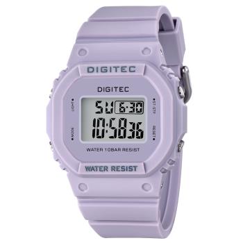 DIGITEC 數碼科技 BDG-7024T 經典時尚多功能休閒電子錶-薰衣草紫