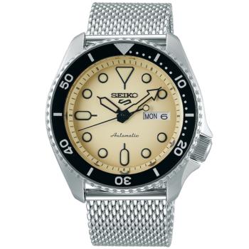 SEIKO精工 5 Sports系列 Lineup 復古風米蘭帶 機械腕錶 (4R36-07G0Y/SRPD67K1) SK044