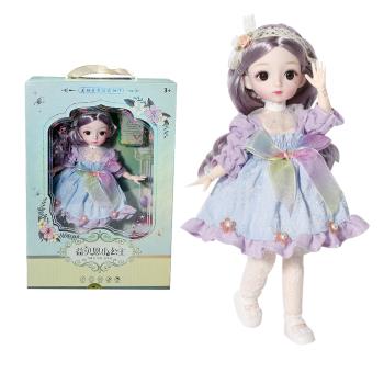 Colorland-芭比娃娃 公主娃娃花語系列禮盒 多關節可動換裝娃娃(31cm)