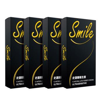 SMILE史邁爾 衛生套保險套-超薄(12入/盒*4,共48入)