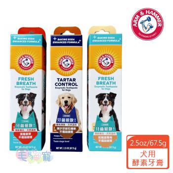 ARM&amp;HAMMER 鐵鎚 犬用酵素牙膏 深潔/除垢/抗敏 (2.5oz/67.5g)