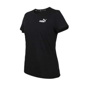 PUMA 女基本系列ESS+刺繡短袖T恤-歐規 純棉 慢跑 休閒 上衣