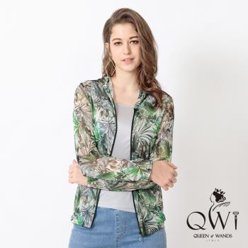 QWI歐洲高磅彈力100%蠶絲外套