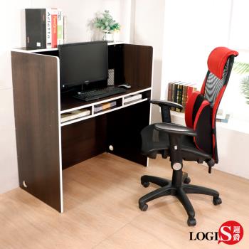 【LOGIS邏爵】 獨立空間櫃檯桌 辦公桌 屏風櫃 工作站 書桌 隔間桌 LS-21