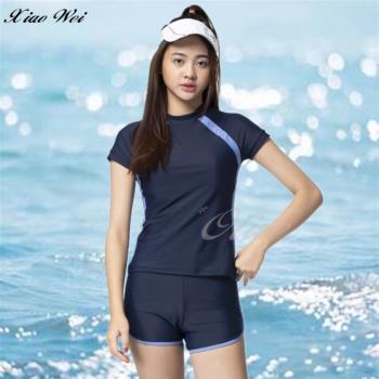 沙麗品牌 時尚流行二件式短袖泳裝 NO.201118