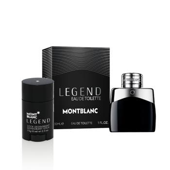 MontBlanc 萬寶龍傳奇經典男性淡香水30ml+傳奇經典男性體香膏75g