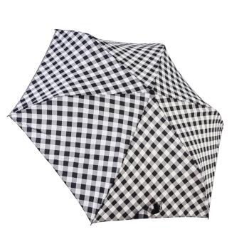 RAINSTORY雨傘-黑白格紋抗UV省力自動傘