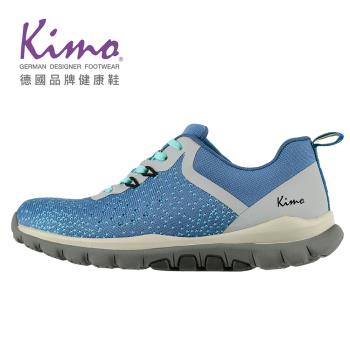 Kimo德國品牌健康鞋-幻彩炫點飛織休閒鞋 女鞋(藍 81082S078266)