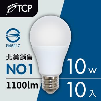 【美國TCP】 LED 節能燈泡10W 10入組