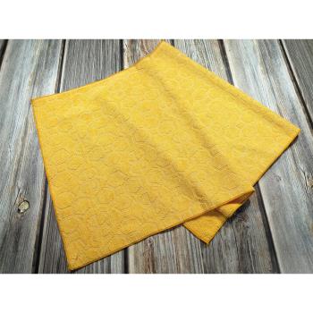 【ELEGANCE】超細纖維運動毛巾 黃色寬版
