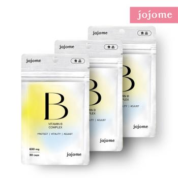 jojome B群活力膠囊3入(30顆入/包)