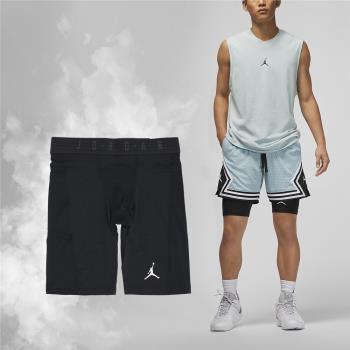 Nike 束褲 Jordan Sport 緊身褲 膝上 吸濕快乾 男款 貼身 內搭褲 透氣 口袋 黑 DM1814-010