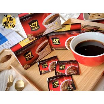 【今晚饗吃】越南G7即溶黑咖啡(2G*15Pcs)*24盒送5盒 - 免運組
