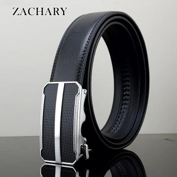 【ZACHARY】全牛皮時尚自動皮帶CY8916