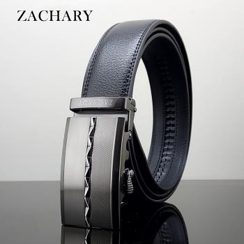 【ZACHARY】全牛皮時尚自動皮帶CY8914