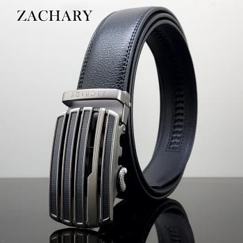 【ZACHARY】全牛皮時尚自動皮帶CY8911