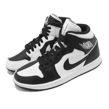 Nike 休閒鞋 Air Jordan 1 Mid SE 黑白 熊貓 太極 陰陽 女鞋 男鞋 DR0501-101