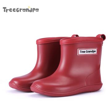 treegrandpa 兒童雨鞋-紅色