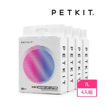 PETKIT佩奇｜5合1活性碳混合貓砂 7L(4包)