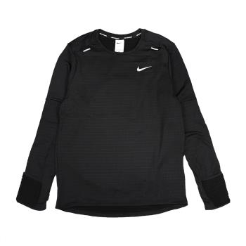 Nike T恤 Repel Element Run Top 男款 溫暖 拇指孔 反光 慢跑 運動 黑 DD5650-010